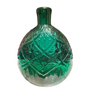 Metropolitan Museum Art Collection Emerald Daisy Diamond Vase 6" MMA